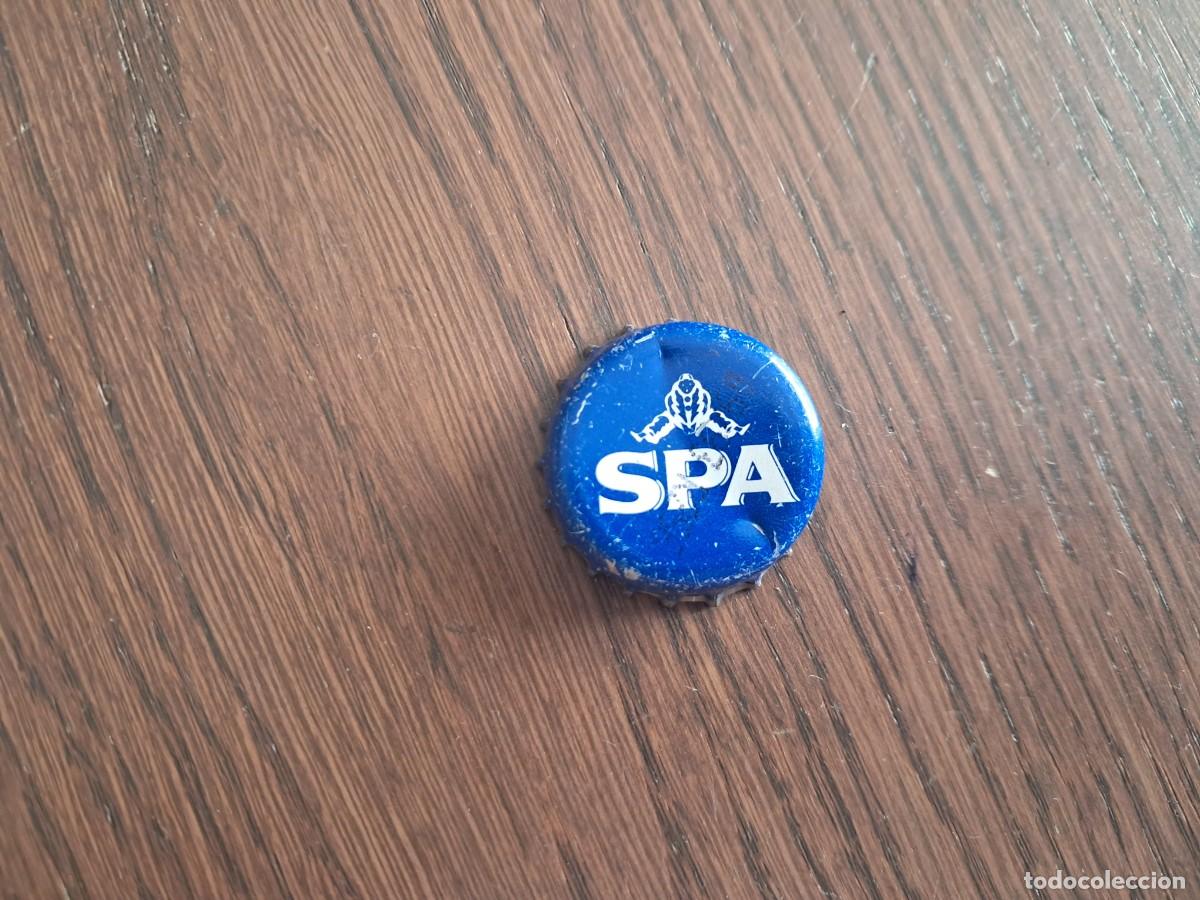 Otras botellas y bebidas antiguas de colecci&oacute;n: chapa tap&oacute;n corona de agua mineral belga, SPA.