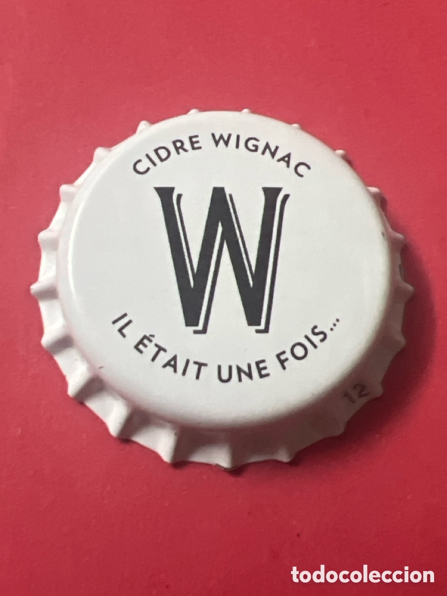 Otras botellas y bebidas antiguas de colecci&oacute;n: G255. CHAPA SIDRA - SIN ABRIR - CIDRE WIGNAC