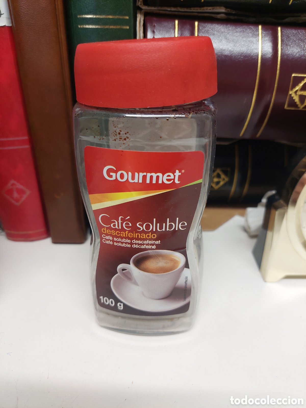 Otras botellas y bebidas antiguas de colecci&oacute;n: BOTE CAFE SOLUBIE GOUMET 100 G
