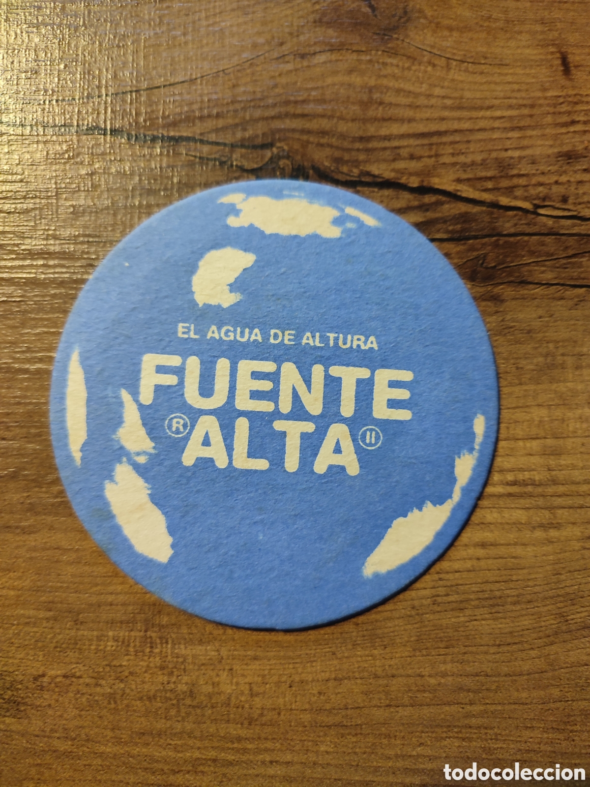 Otras botellas y bebidas antiguas de colecci&oacute;n: Posavaso Agua Fuente Alta Tenerife CANARIAS