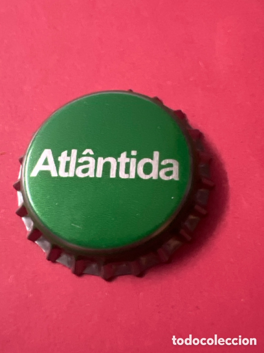 Otras botellas y bebidas antiguas de colecci&oacute;n: T919. CHAPA AGUA - SIN ABRIR - PORTUGAL - - ATL&Aacute;NTIDA
