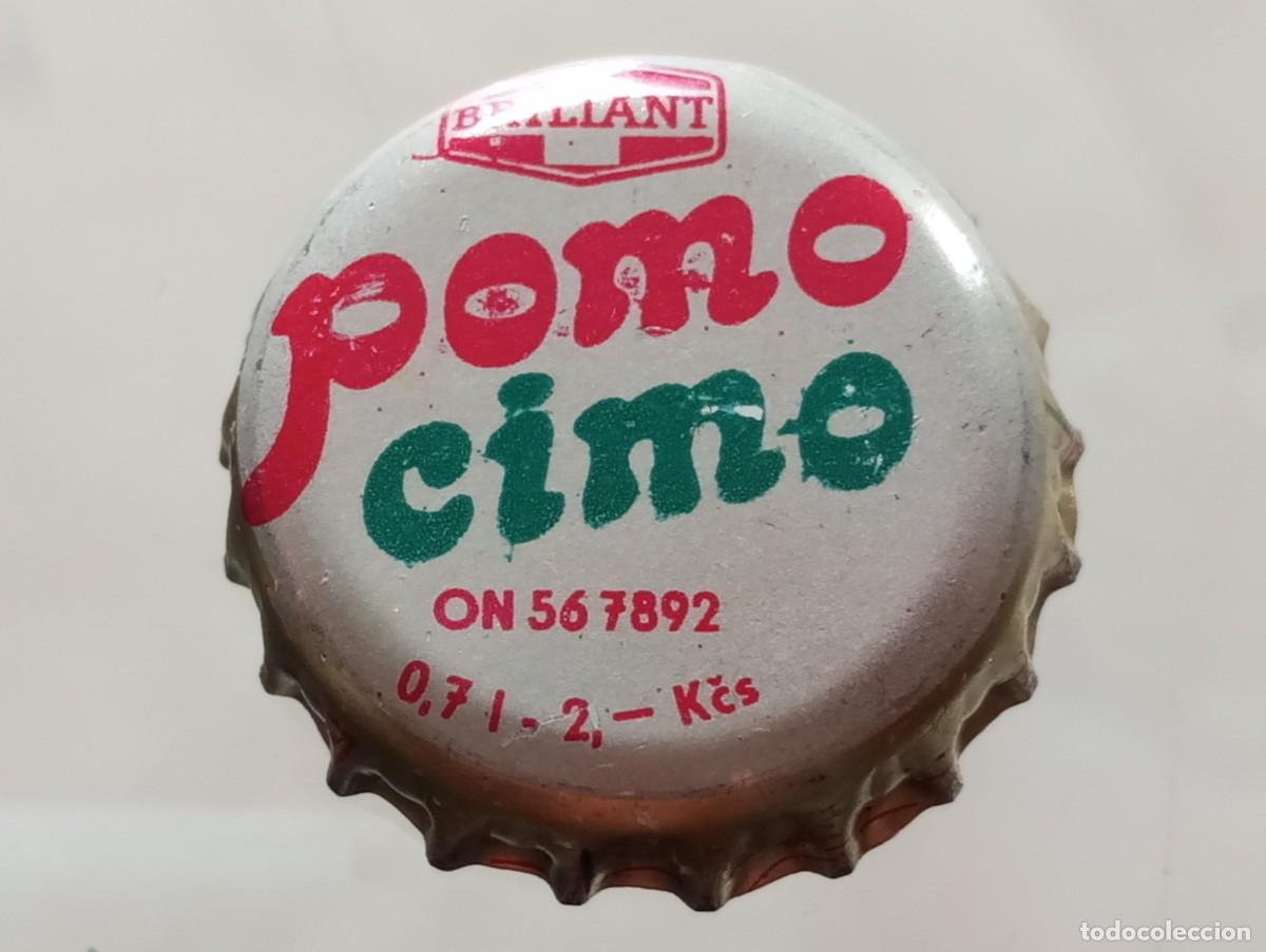 Otras botellas y bebidas antiguas de colecci&oacute;n: Chapa tap&oacute;n corona de la bebida 'checoslovaca' POMO CIMO - BRILIANT