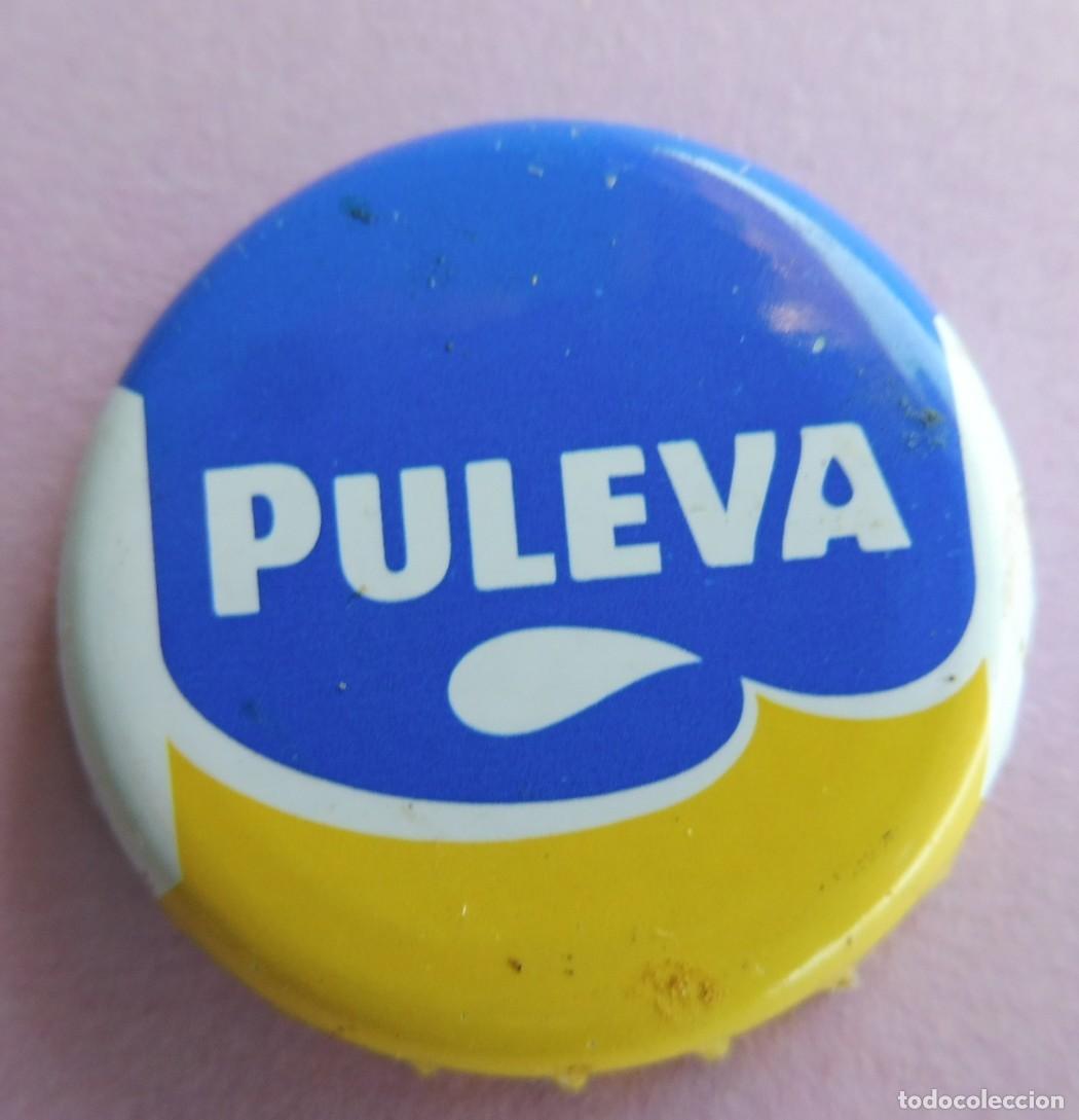 Otras botellas y bebidas antiguas de colecci&oacute;n: TAP&Oacute;N CORONA - CHAPA - PULEVA BATIDO - VER FOTOS