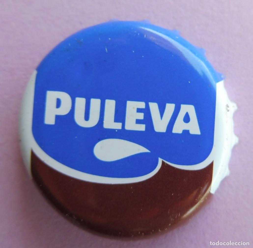 Otras botellas y bebidas antiguas de colecci&oacute;n: TAP&Oacute;N CORONA - CHAPA - PULEVA BATIDO - VER FOTOS