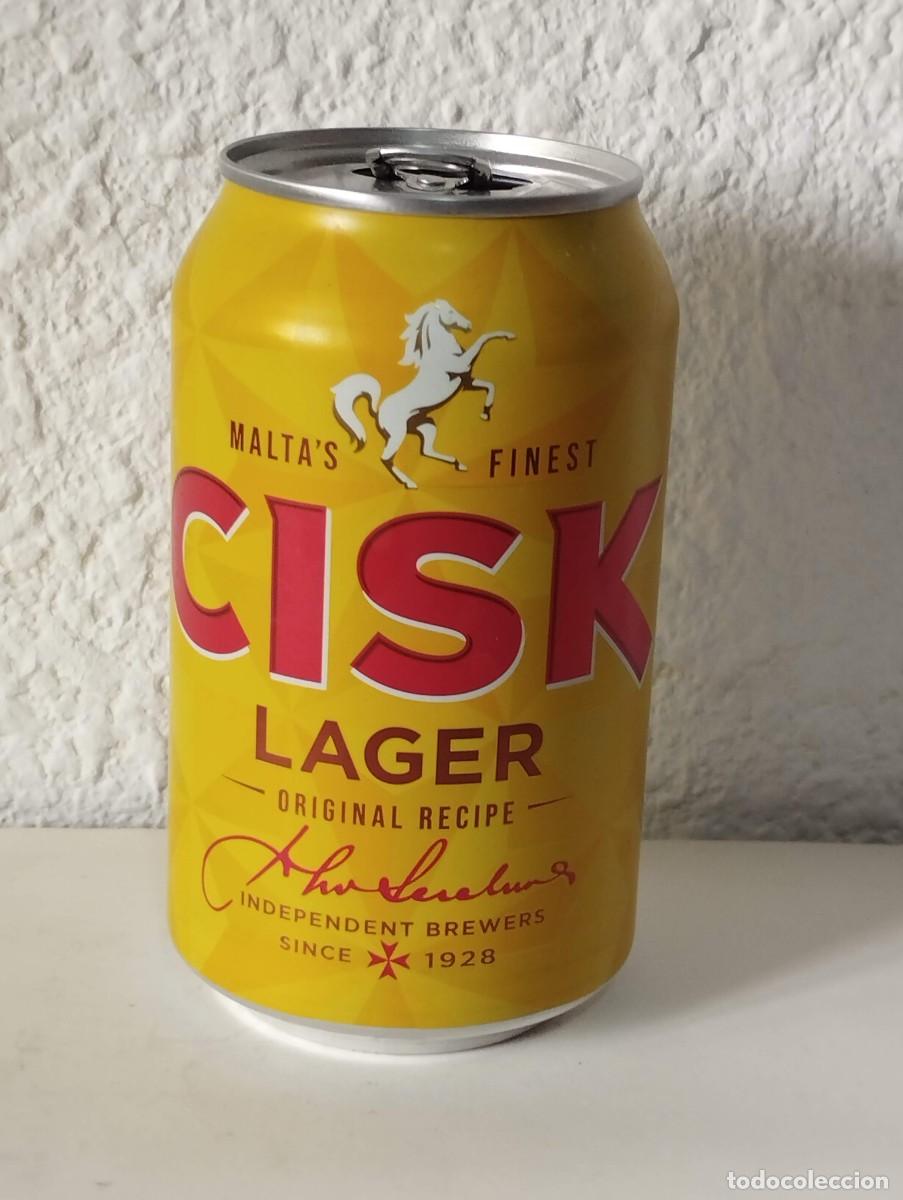 Otras botellas y bebidas antiguas de colecci&oacute;n: LATA - BOTE - CERVEZA CISK LAGER - MALTA
