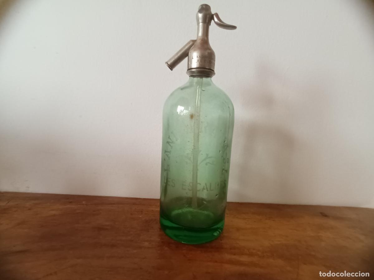 Otras botellas y bebidas antiguas de colecci&oacute;n: ANTIGUA BOTELLA L' ANDORRANA S.L SIFON. LES ESCALDES. ANDORRA