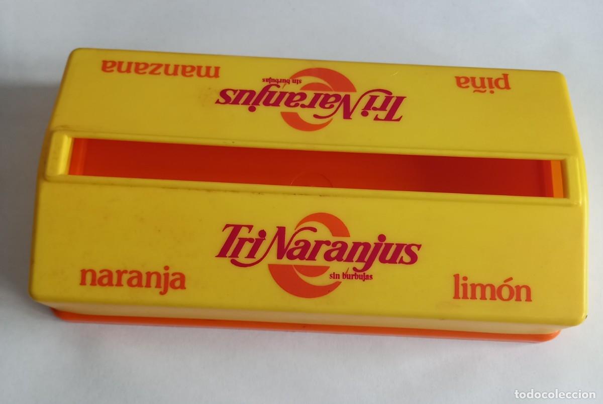Otras botellas y bebidas antiguas de colecci&oacute;n: SERVILLETERO PUBLICIDAD TRINARANJUS