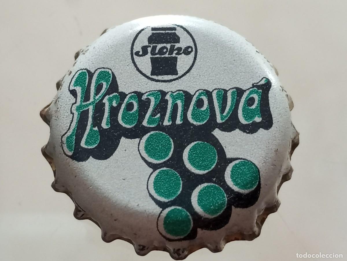 Otras botellas y bebidas antiguas de colecci&oacute;n: Chapa tap&oacute;n corona de la bebida 'checoslovaca' HROZNOV&Aacute; SLOKO