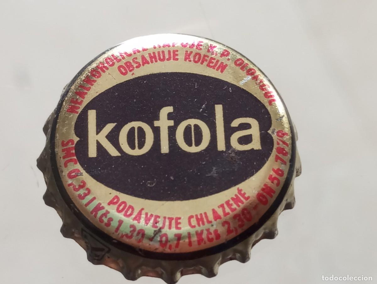 Otras botellas y bebidas antiguas de colecci&oacute;n: Chapa tap&oacute;n corona de la bebida 'checoslovaca' KOFOLA