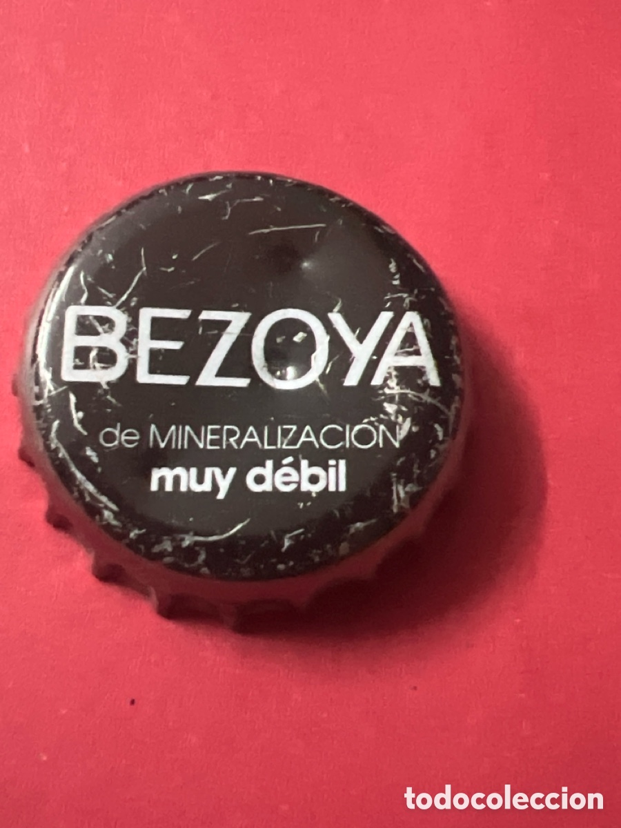 Otras botellas y bebidas antiguas de colecci&oacute;n: T4/X127/H2. CHAPA AGUA - Bezoya de Mineralizacion Muy Debil - ESPA&Ntilde;A