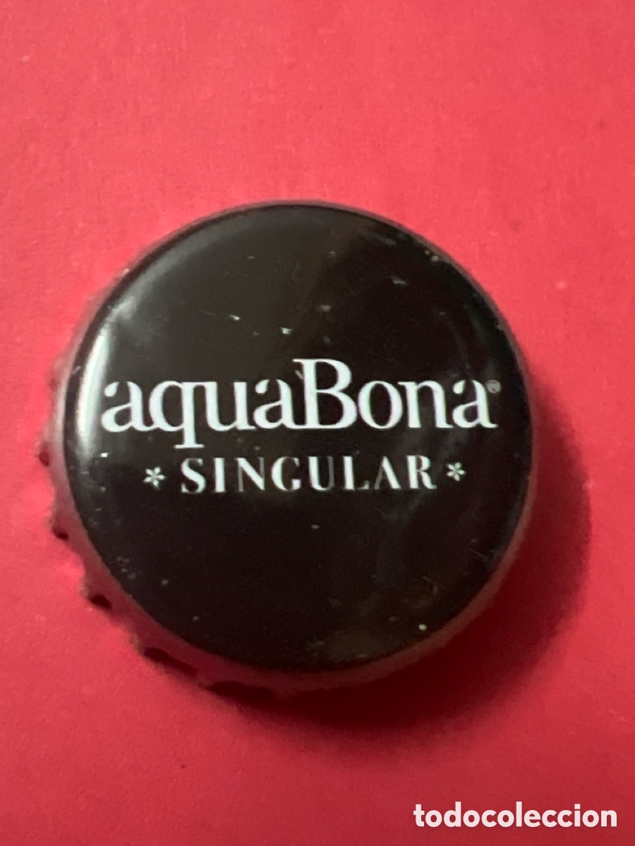 Otras botellas y bebidas antiguas de colecci&oacute;n: T4/X121/F1. chapa tap&oacute;n corona de agua, aquabona.