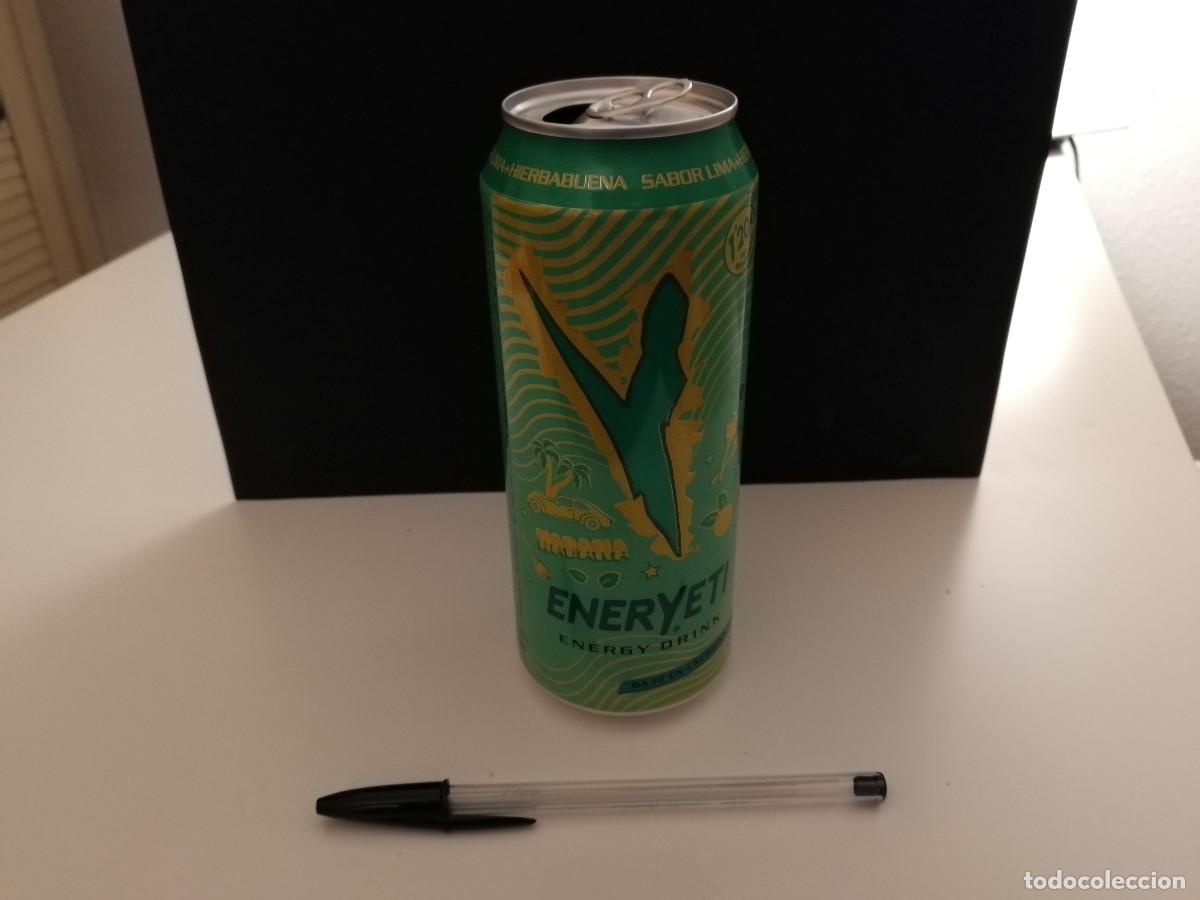 Otras botellas y bebidas antiguas de colecci&oacute;n: LATA VACIA - BOTE BEBIDA ENERGETICA ENERYETI - ESPA&Ntilde;A MUNDIAL CAMPEONES - FUTBOL - HABANA LIMA