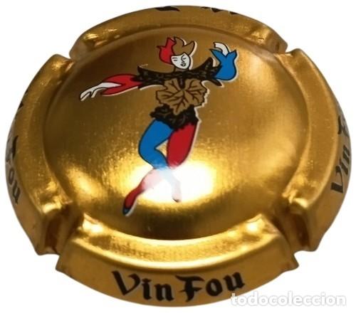 Otras botellas y bebidas antiguas de colecci&oacute;n: Francia Capsule Cap plaque muselet Vin Fou Henri Maire Arbois RP421 tap&oacute;n
