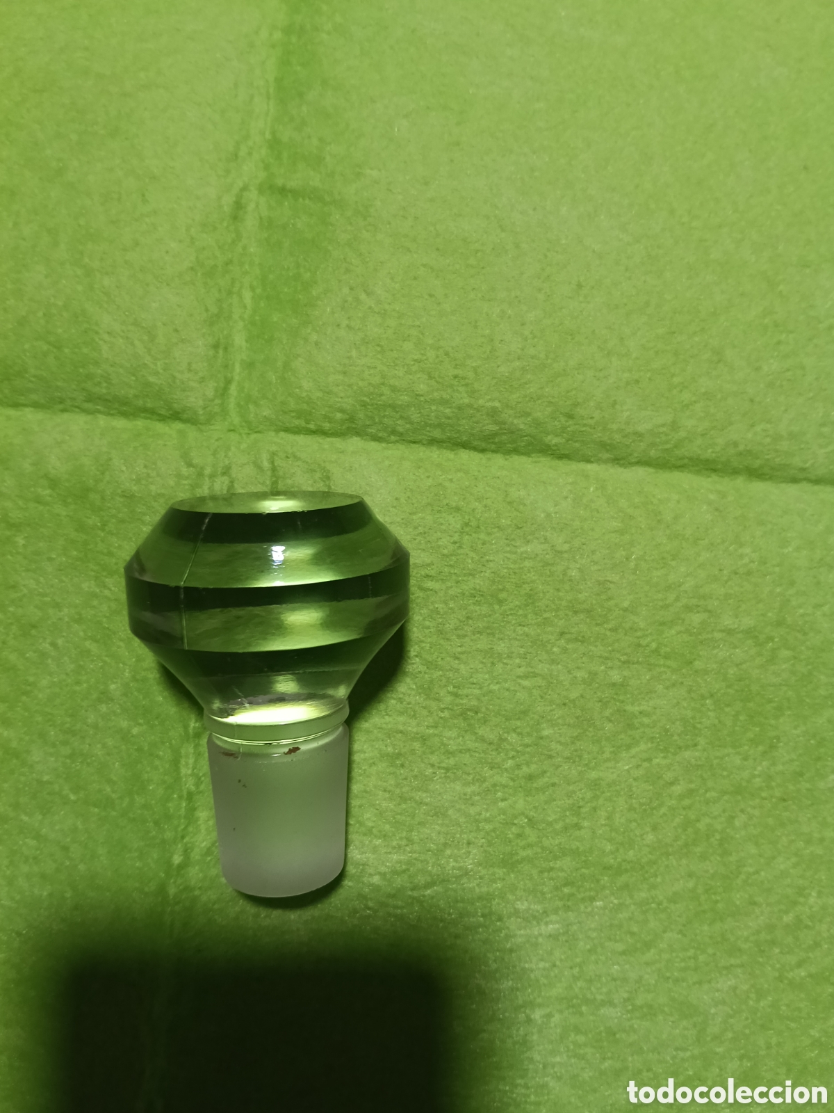 Otras botellas y bebidas antiguas de colecci&oacute;n: Cristal tap&oacute;n botella licor