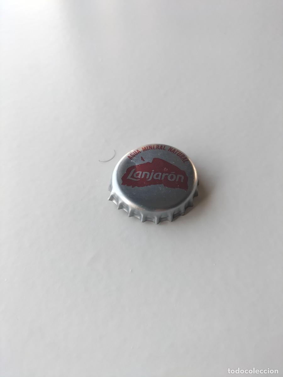 Otras botellas y bebidas antiguas de colecci&oacute;n: 1 CHAPA TAPON - AGUA LANJAR&Oacute;N