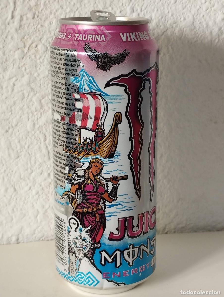 Otras botellas y bebidas antiguas de colecci&oacute;n: BOTE - LATA BEBIDA ENERGIZANTE MONSTER VIKING BERRY- ENERGY