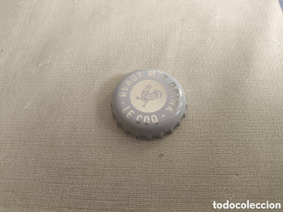 Otras botellas y bebidas antiguas de colecci&oacute;n: Chapa Bebida Le Coq 2 (CP-MK)
