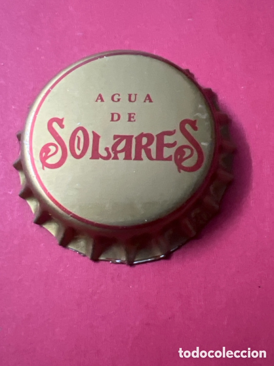 Otras botellas y bebidas antiguas de colecci&oacute;n: T893. CHAPA AGUA - SIN ABRIR - ESPA&Ntilde;A - Agua de solares