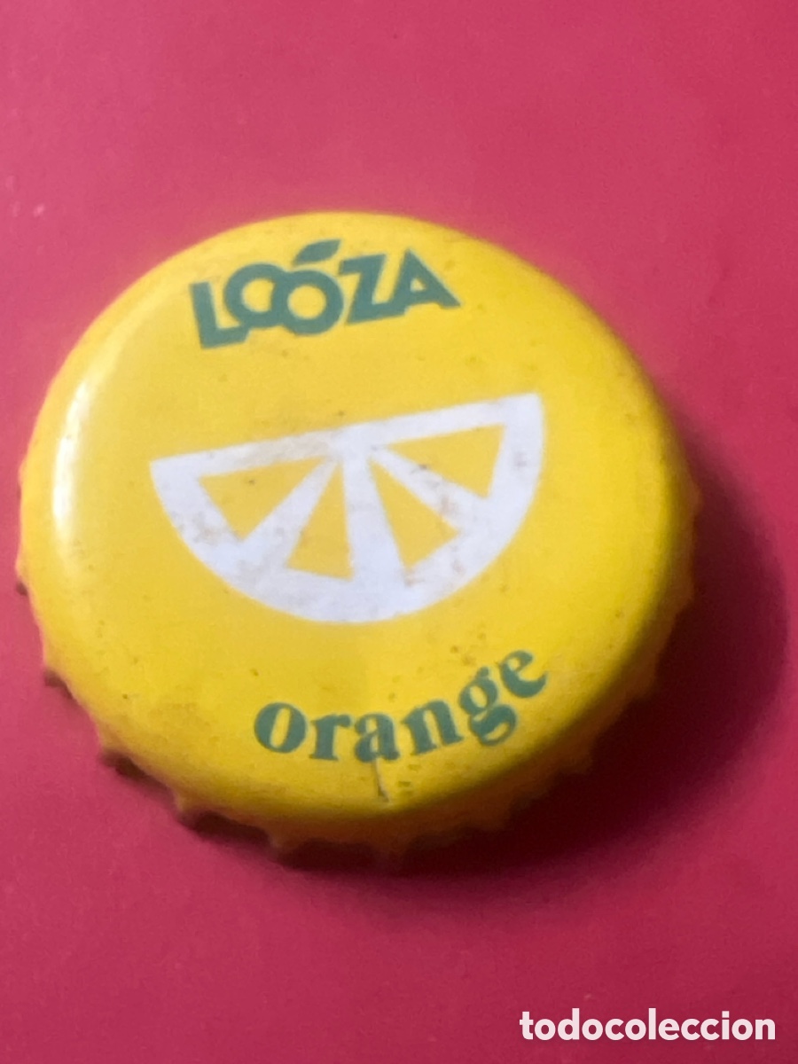Otras botellas y bebidas antiguas de colecci&oacute;n: T4/X140/E3. CHAPA - Bebida de frutas u hortalizas - B&Eacute;LGICA - Looza orange