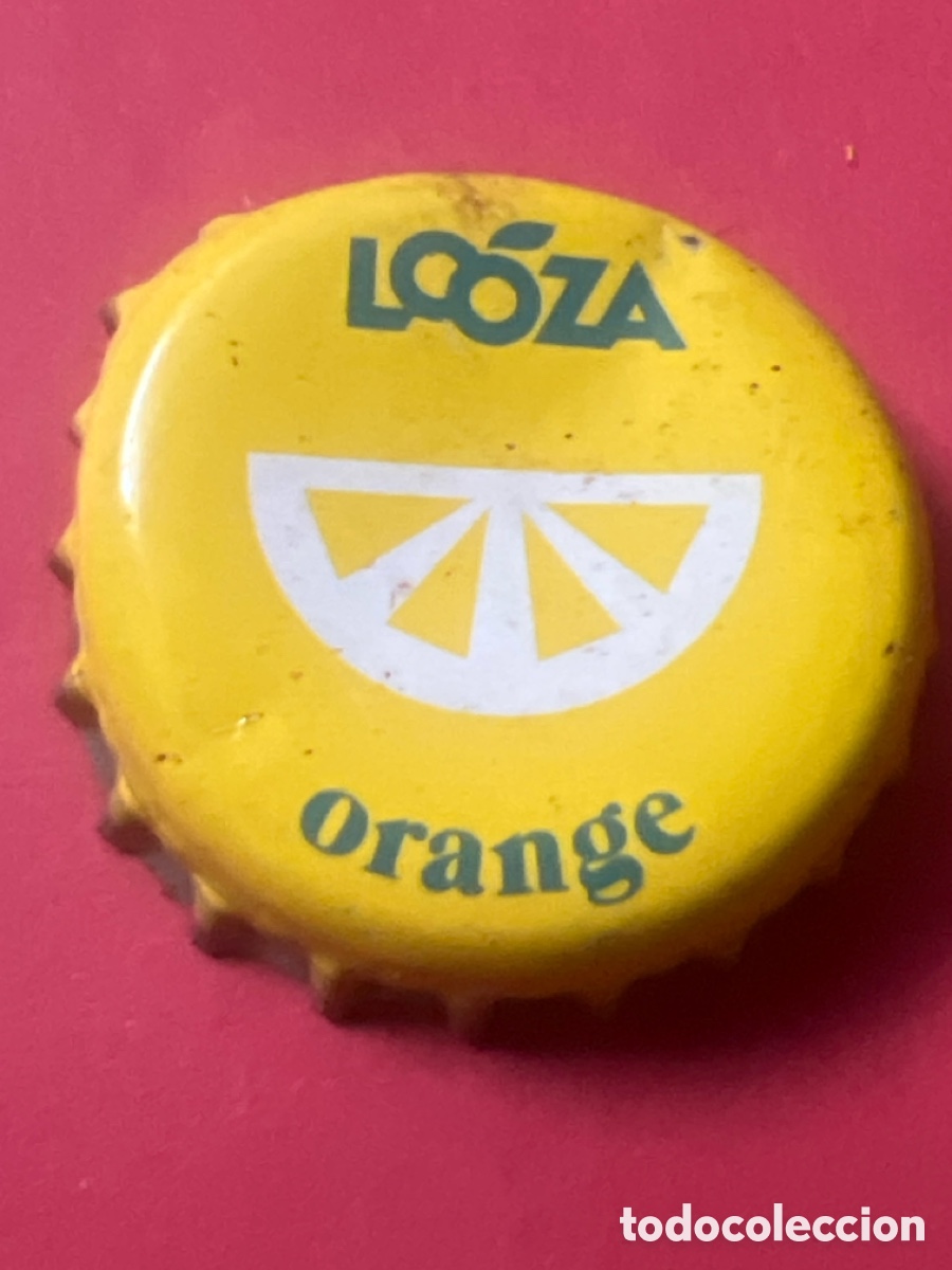 Otras botellas y bebidas antiguas de colecci&oacute;n: T4/X140/G4. CHAPA - Bebida de frutas u hortalizas - B&Eacute;LGICA - Looza orange