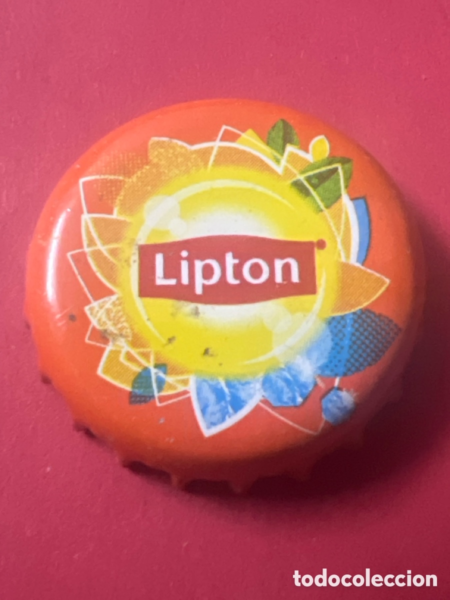 Otras botellas y bebidas antiguas de colecci&oacute;n: T4/X138/G3. CHAPA - Soda/Refresco - -Varios pa&iacute;ses - LIPTON