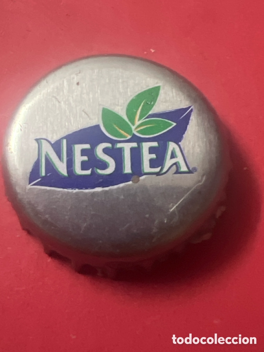 Otras botellas y bebidas antiguas de colecci&oacute;n: T4/X138/P5. CHAPA - Soda/Refresco - PA&Iacute;SES BAJOS - NESTEA