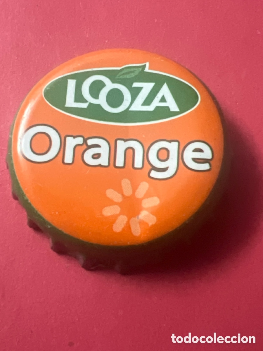 Otras botellas y bebidas antiguas de colecci&oacute;n: T4/X138/Q3. CHAPA - Bebida de frutas u hortalizas - B&eacute;lgica - Looza Orange