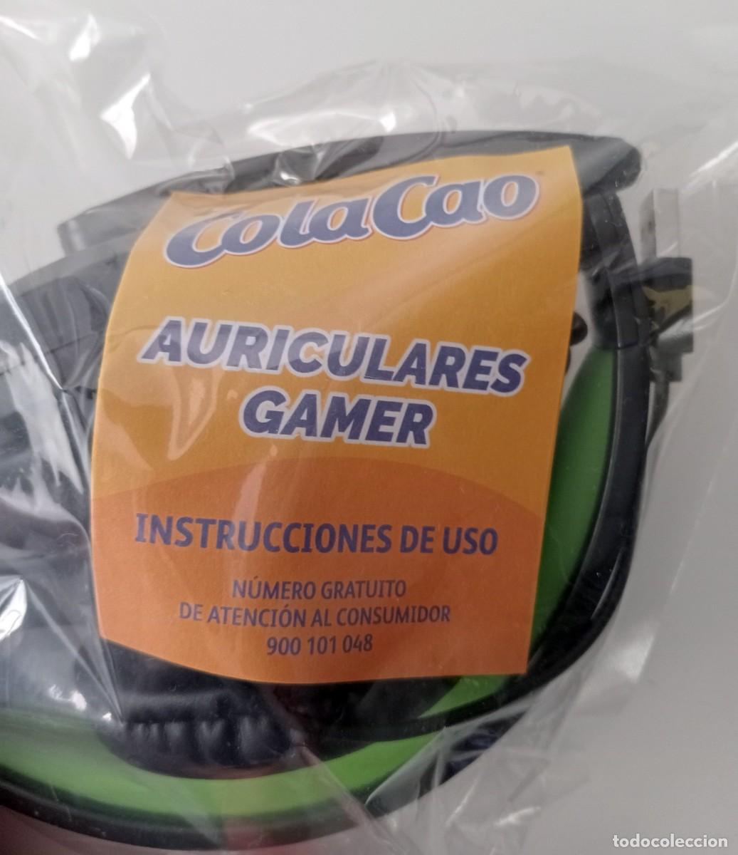 Otras botellas y bebidas antiguas de colecci&oacute;n: COLECCIONISMO COLA-CAO: AURICULARES GAMER