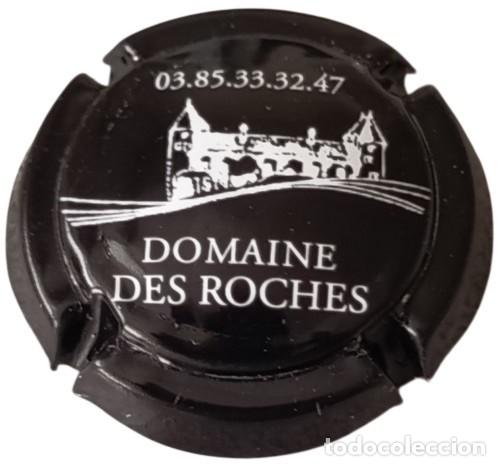 Otras botellas y bebidas antiguas de colecci&oacute;n: Francia Capsule Plaque Muselet Cr&eacute;mant Bourgogne Domaine des Roches RP924 tap&oacute;n