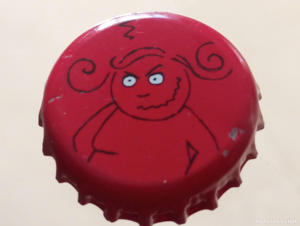 Otras botellas y bebidas antiguas de colecci&oacute;n: Chapa tap&oacute;n corona de la bebida alemana RHABARBERSCHORLE