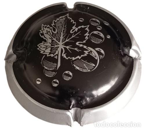 Otras botellas y bebidas antiguas de colecci&oacute;n: Francia Capsule Plaque Muselet passe partout Feuille de vigne et bulles RP931 tap&oacute;n
