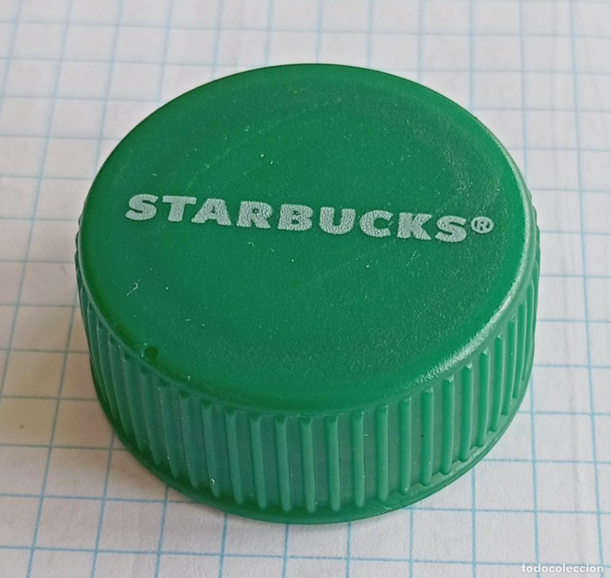 Otras botellas y bebidas antiguas de colecci&oacute;n: PEDIDO M&Iacute;NIMO 5 EUROS. TAP&Oacute;N ROSCA PL&Aacute;STICO Jap&oacute;n STARBUCKS agua mineral con gas.