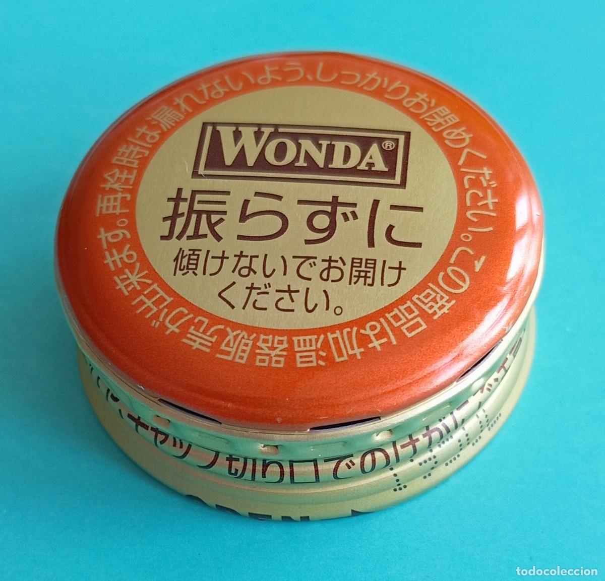 Otras botellas y bebidas antiguas de colecci&oacute;n: PEDIDO M&Iacute;NIMO 5 EUROS. TAP&Oacute;N ROSCA ALUMINIO Jap&oacute;n WONDA (Ashahi) CAF&Eacute; DULCE CON LECHE CREMOSA