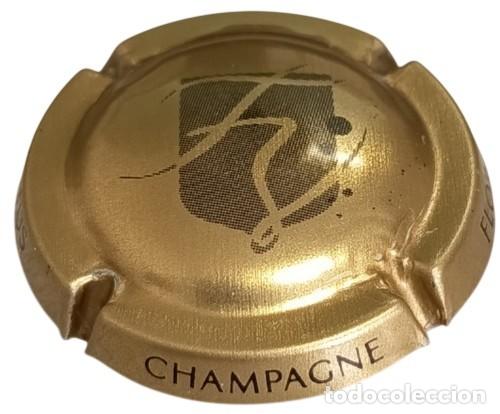 Otras botellas y bebidas antiguas de colecci&oacute;n: Francia Capsule Cap plaque muselet Champagne Florent Viard Vertus RP928 tap&oacute;n