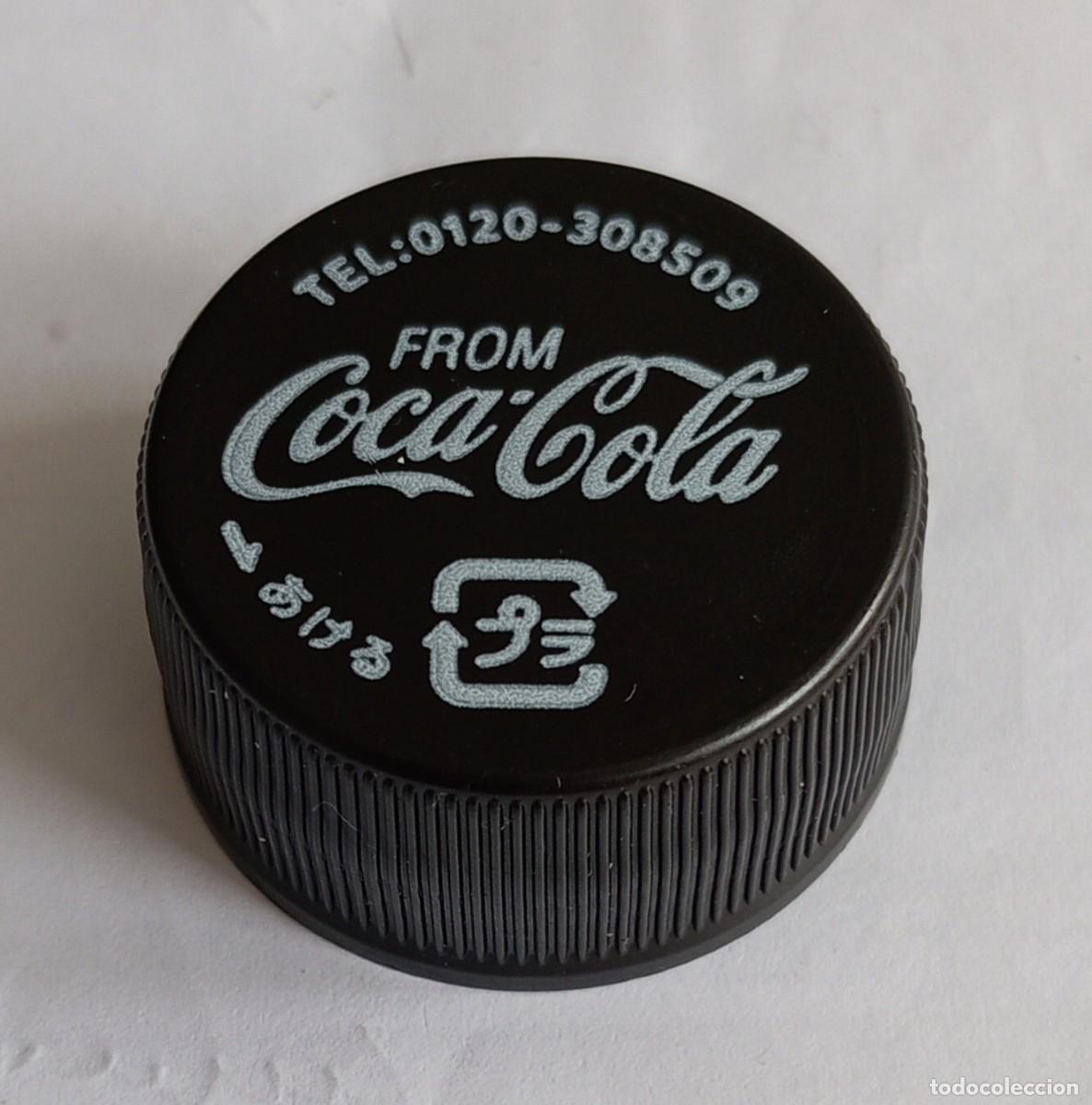 Otras botellas y bebidas antiguas de colecci&oacute;n: PEDIDO M&Iacute;NIMO 5 EUROS Tap&oacute;n rosca pl&aacute;stico Jap&oacute;n COCA COLA ZERO AZ&Uacute;CAR sugar free.