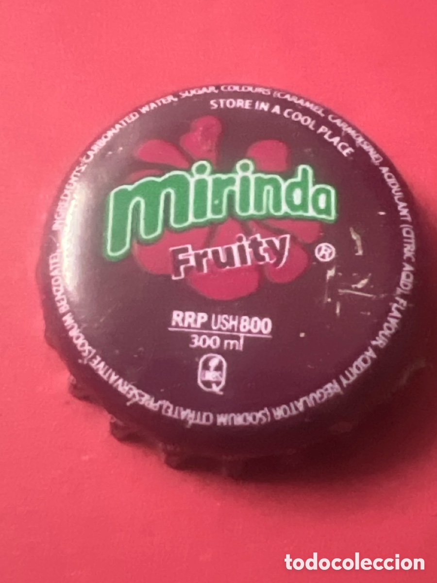 Collecting other Bottles and Drinks: T4/X131/A6. CHAPA - REFRESCO - Mirinda Fruity RRP USH 600 UNBS Store in a Cool Place