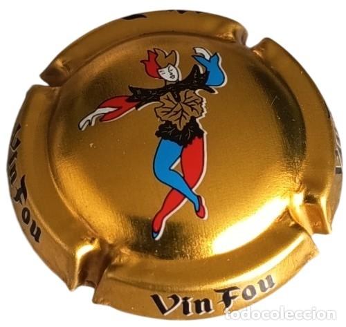 Otras botellas y bebidas antiguas de colecci&oacute;n: Francia Capsule Cap plaque muselet Vin Fou Henri Maire Arbois RP933 tap&oacute;n
