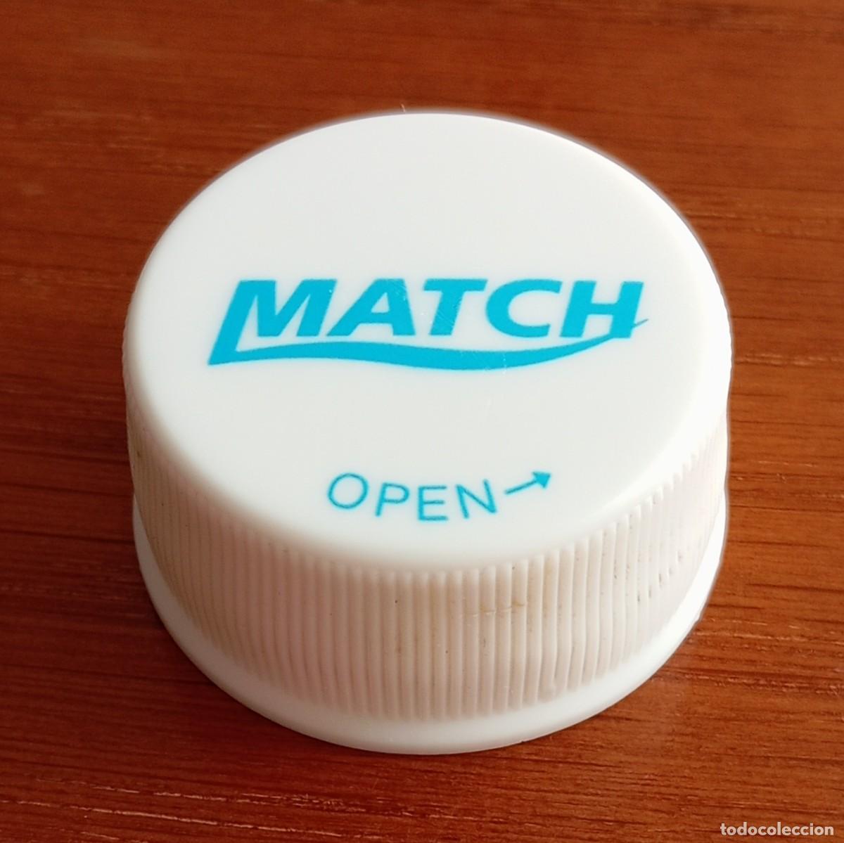 Otras botellas y bebidas antiguas de colecci&oacute;n: PEDIDO M&Iacute;NIMO 5 EUROS. Tap&oacute;n rosca pl&aacute;stico JAP&Oacute;N Match&aacute; refresco c&iacute;trico con vitaminas