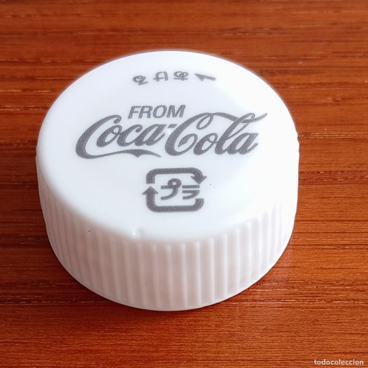 Otras botellas y bebidas antiguas de colecci&oacute;n: PEDIDO M&Iacute;NIMO 5 EUROS. Tap&oacute;n rosca pl&aacute;stico JAP&Oacute;N. Minute Maid de lim&oacute;n de Coca Cola.