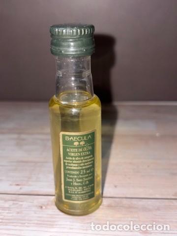 Otras botellas y bebidas antiguas de colecci&oacute;n: BOTELL&Iacute;N. ACEITE DE OLIVA VIRGEN EXTRA. BAECULA. JUAN J. SANZ JIMENEZ. JA&Eacute;N