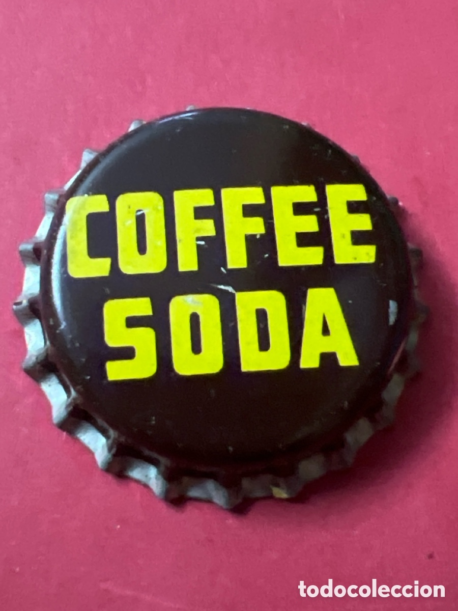 Otras botellas y bebidas antiguas de colecci&oacute;n: Q470. CHAPA - Soda/Refresco - Estados Unidos - Coffee Soda