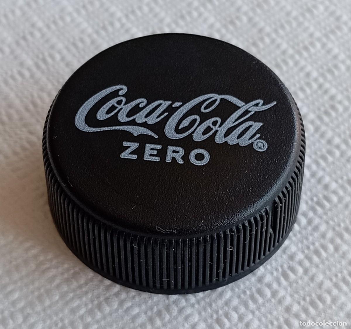 Otras botellas y bebidas antiguas de colecci&oacute;n: PEDIDO M&Iacute;NIMO 5 EUROS. TAP&Oacute;N ROSCA PL&Aacute;STICO COREA DEL SUR. Coca Cola zero sugar.