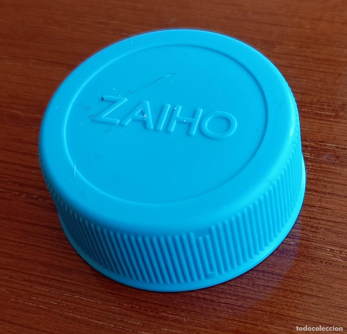 Otras botellas y bebidas antiguas de colecci&oacute;n: PEDIDO M&Iacute;NIMO 5 EUROS. TAP&Oacute;N ROSCA PL&Aacute;STICO JAP&Oacute;N: Agua mineral natural alcalina Zaiho. Water cap