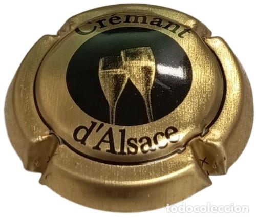 Otras botellas y bebidas antiguas de colecci&oacute;n: France Capsule Plaque Muselet Capsule Fl&ucirc;tes Cr&eacute;mant d'Alsace RP920 tap&oacute;n