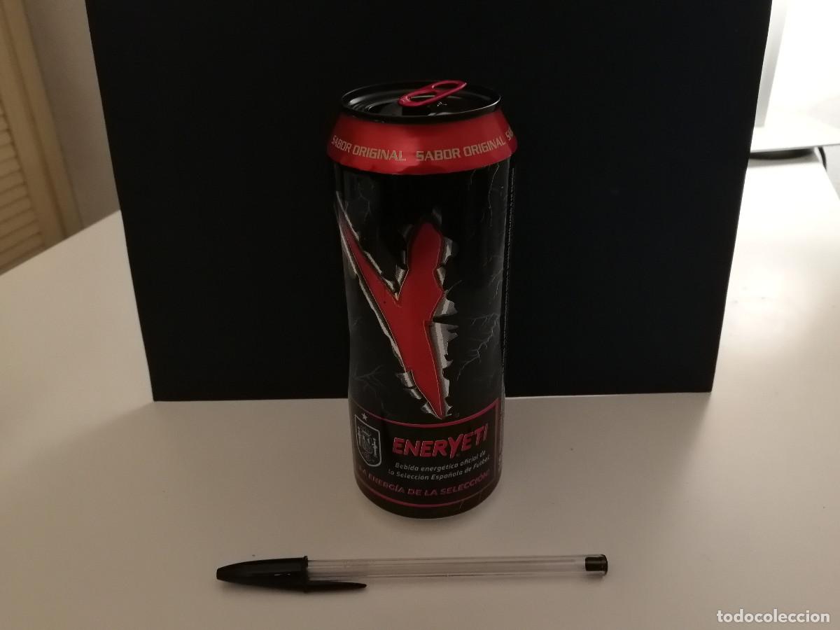 Otras botellas y bebidas antiguas de colecci&oacute;n: LATA VACIA - BOTE BEBIDA ENERGETICA ENERYETI - ESPA&Ntilde;A MUNDIAL - SABOR ORIGINAL - FUTBOL