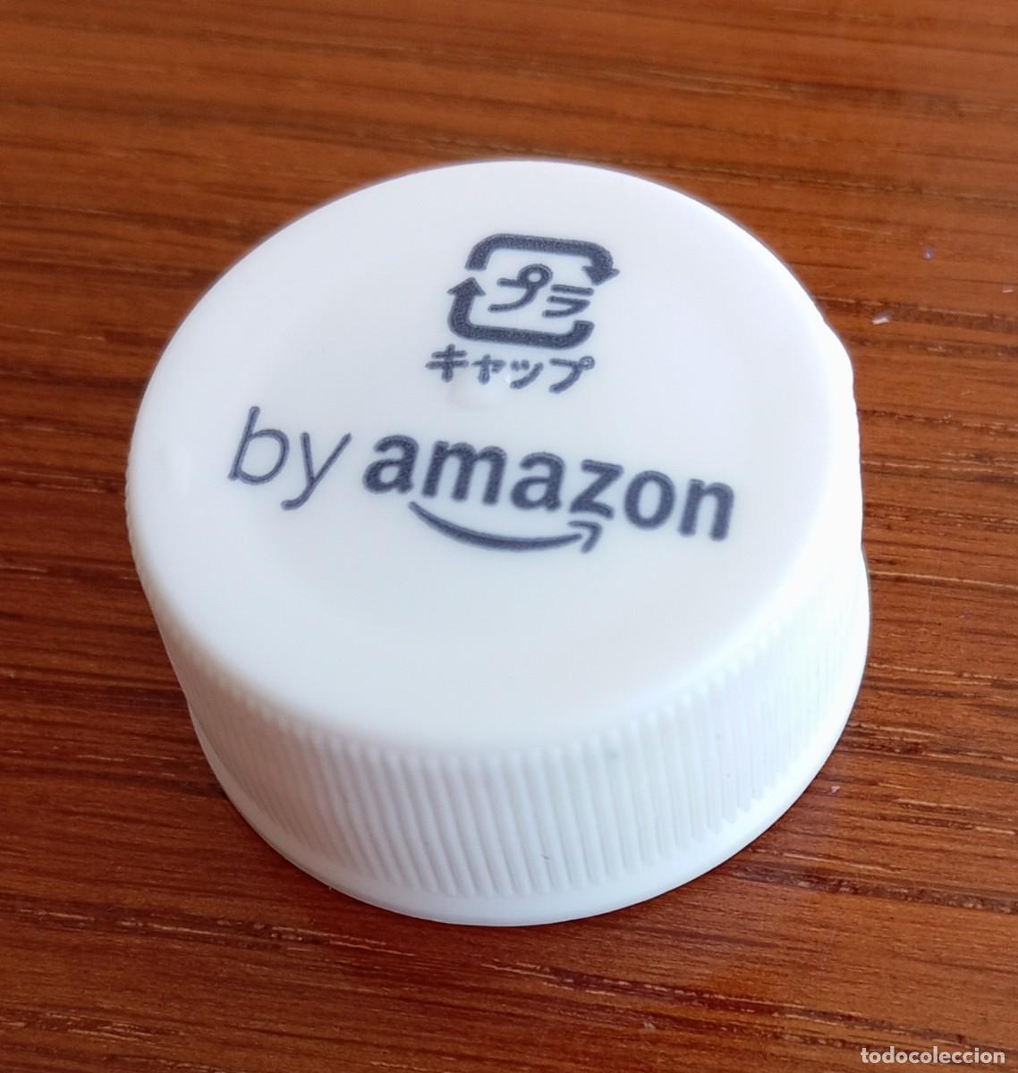 Otras botellas y bebidas antiguas de colecci&oacute;n: PEDIDO M&Iacute;NIMO 5 EUROS. Tap&oacute;n rosca pl&aacute;stico JAP&Oacute;N Agua mineral de s&iacute;lice de AMAZON. Water bottle cap