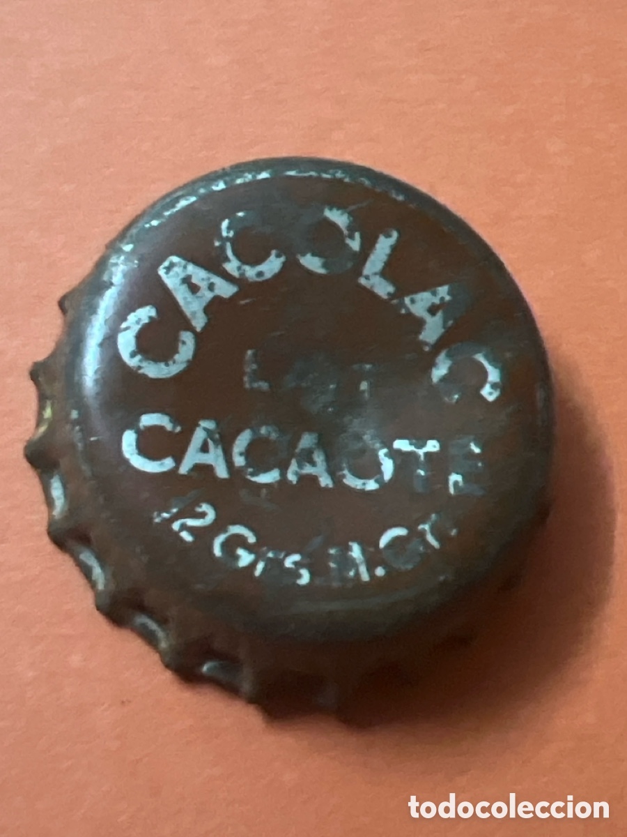 Sammeln andere Flaschen und Getr&auml;nke: T4/X132/C1. CHAPA - Leche (y derivados) - FRANCIA - Cacolac cacao 12 G. M. Gr.