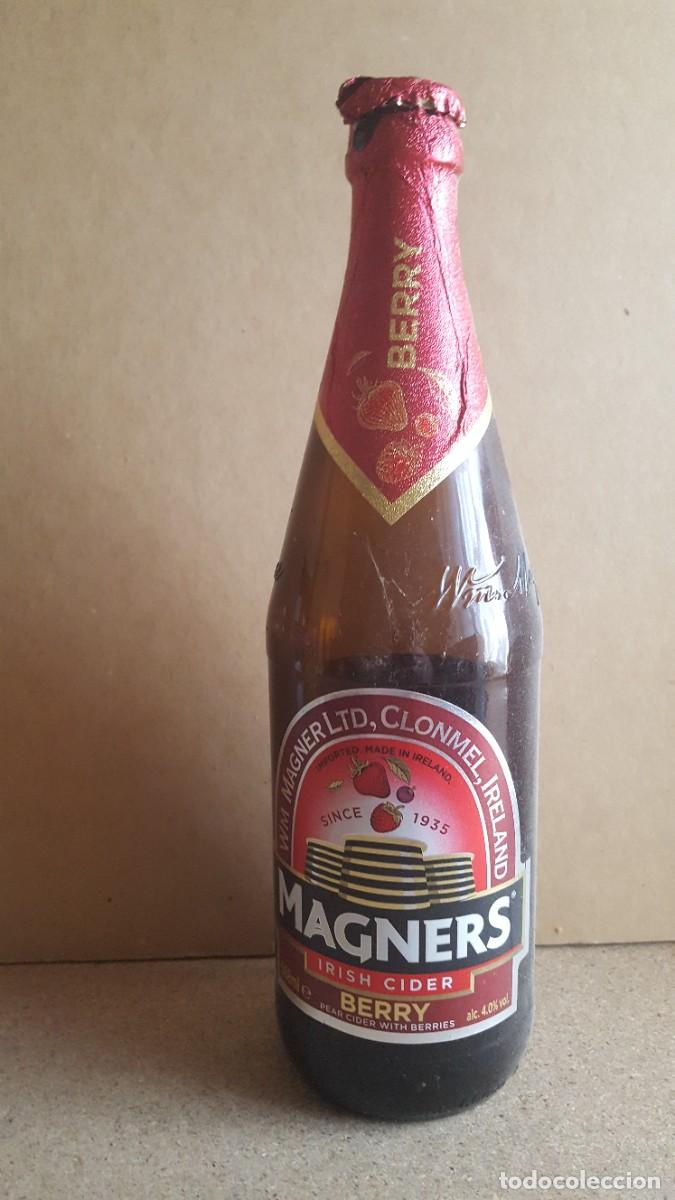 Sammeln andere Flaschen und Getr&auml;nke: Botella de cristal, sidra Magners, sabor Berry. 500 ml. Vac&iacute;a.