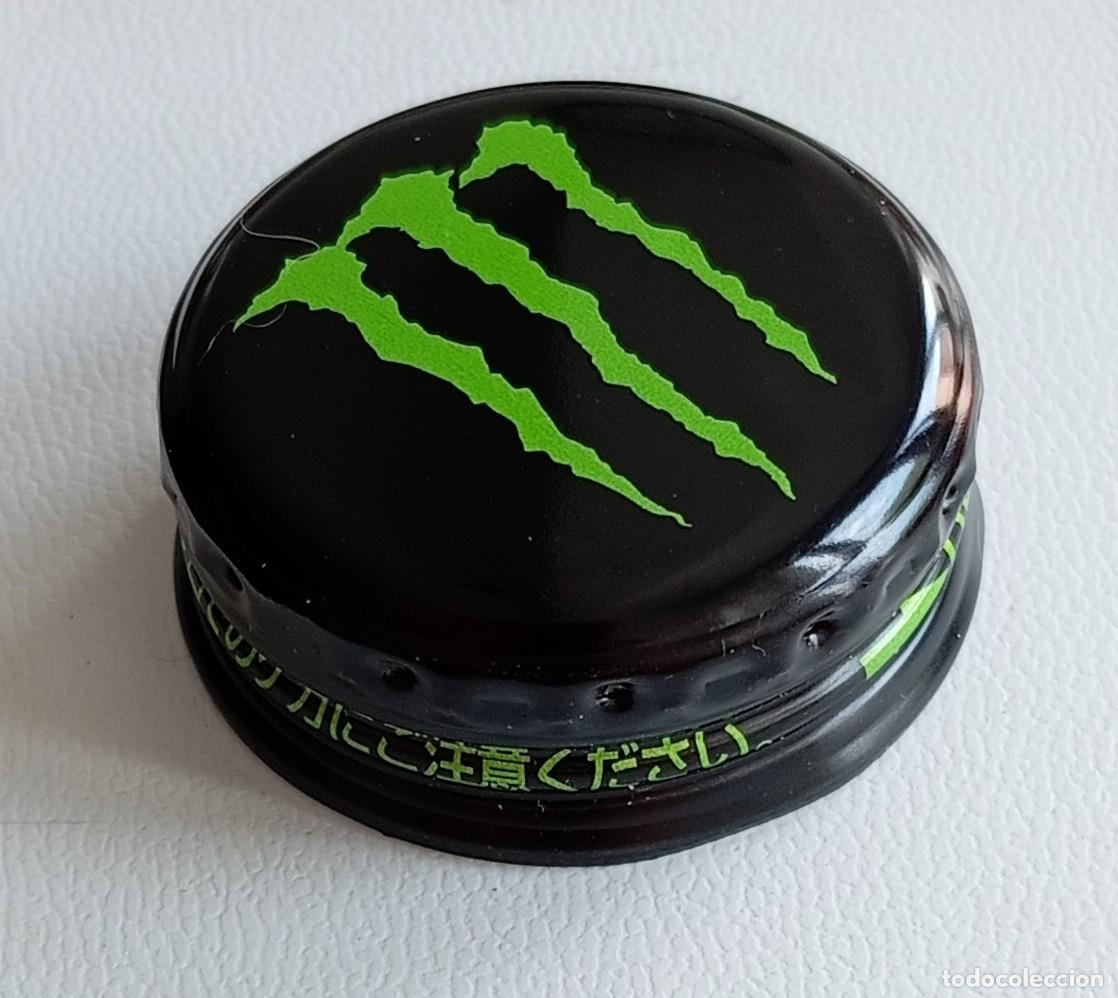 Otras botellas y bebidas antiguas de colecci&oacute;n: PEDIDO M&Iacute;NIMO 5 EUROS. Tap&oacute;n rosca aluminio Jap&oacute;n bebida energizante MONSTER. Aluminium bottle cap