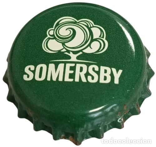 Otras botellas y bebidas antiguas de colecci&oacute;n: Capsule Crown Cap Cidre Somersby verte RP1019